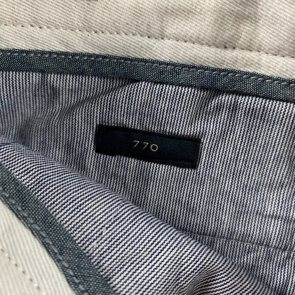 NWOT J.CREW 770 Stretch Pants Men's 33x32 Measures 36 x 33 Chino Heather Blue - Picture 7 of 12